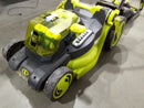 Sun Joe 24V-X2-16LM 48V 16" Brushless Lawn Mower, 2x 4Ah Battery+Charger - Green - Like New