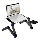 Lap Stand Adjustable Sofa Desk Vented Fans/Mouse Pad Stand Up/Sitting - Black - Brand New