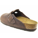 Birkenstock Boston Soft Footbed Clogs - Size 7-7.5 - Brown Habana - Like New
