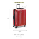 DELSEY PARIS HELIUM AERO HARDSIDE LUGGAGE 2-PIECE SET (21/28) - METALLIC GREEN - Like New