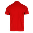 CANADA WEATHER GEAR MEN'S PIQUE POLO WITH RIBBED COLLAR AND CUFF - SIZE: M - RED - Brand New