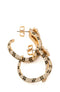 KATE SPADE NEW YORK SNAKE EARRINGS - CLEAR MULTI/GOLD - Brand New