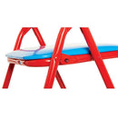 JAKKS PACIFIC PAW PATROL TABLE AND CHAIR FURNITURE SET FOR KIDS - RED/BLUE - Like New