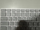 Microsoft Surface Wireless Keyboard French/Canadian WS2-00002 - Platinum Like New