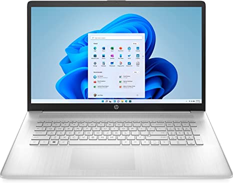 For Parts: HP 17.3" FHD I5-1235U 12GB 512GB - SILVER - PHYSICAL DAMAGED - DEFECTIVE SCREEN