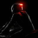 RSYSO Full Face Motorcycle Helmet Led Dual Visor Tail Light Dot Approved - Black - Like New