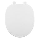 CENTOCO ELONGATED TOILET SEAT, CLOSED FRONT, COVER, RESIDENTIAL PLASTIC - WHITE - Like New