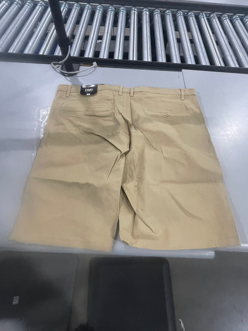 START FLEX COMFORT 4-WAY STRETCH SHORT - SIZE: MEN 42 - KHAKI - Brand New