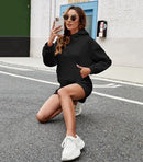 FKEEP WOMENS 2 PIECE SWEATSUIT OUTFITS HALF ZIP HOODIE SWEAT MATCHING SET - XL - Like New