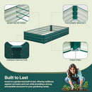 BUTUNITA RAISED GARDEN BED GREEN 1FT METAL RAISED BED 8X4X1FT - Like New