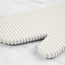 KITCHENAID RIBBED SOFT SILICONE OVEN MITT 2PACK SET 7.5"X13" - SMOKED PORCELAIN - Brand New