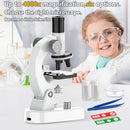 ARTFILIF UP TO 4800X ZOOM MICROSCOPE FOR KIDS - WHITE/BLACK - Like New