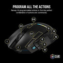 CORSAIR DARKSTAR RGB WIRELESS GAMING MOUSE FOR MMO MOBA 26,000 DPI - BLACK - Like New