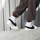 DD3111-100 NIKE BLAZER MID 77 JUMBO MEN 12 WHITE BLACK WHITE SAIL - Like New