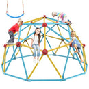 EASYEGO CLIMBING DOME, 10FT JUNGLE GYM WITH SWING 3 TO 10 OUTDOOR YELLOW/BLUE - Like New