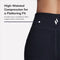 SKECHERS WOMEN'S GO WALK HIGH WAISTED PANT SIZE: WOMEN L - BLACK W03PT84 - Brand New