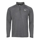UNDER ARMOUR 1/2 ZIP TECH MUSCLE PULLOVER LONG SLEEVE, SIZE: MEN 2XL - DARK GRAY - Brand New