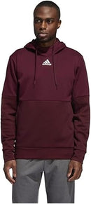 ADIDAS FQ0163 ADIDAS MEN'S TEAM ISSUE PULLOVER - SIZE: XL - BURGUNDY/WHITE - Like New