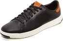 COLE HAAN MEN'S GRANDPRO TENNIS FASHION SNEAKER - SIZE: 10W - BLACK-BRITISH TAN - Like New