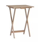 Linon Home Acacia Gray Tray Table Set B01GP0JUCC - NEW - Brand New