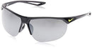 NIKE GOLF CROSS TRAINER SUNGLASSES, 67MM FRAME - BLACK/GRAY/SILVER - Like New