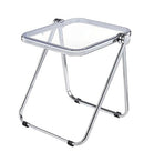 LeisureMod Lawrence Mid-Century Modern Rectangular Folding Side Table - Like New