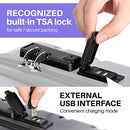 AnyZip 20" Hardside PC ABS Lightweight Carry On Luggage TSA Lock B09Y8GNVRX - Brand New