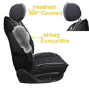 Empire 2 Front Waterproof Built-in Lumbar Seat Cover 2 Front B0811G4MNK - Black - Like New