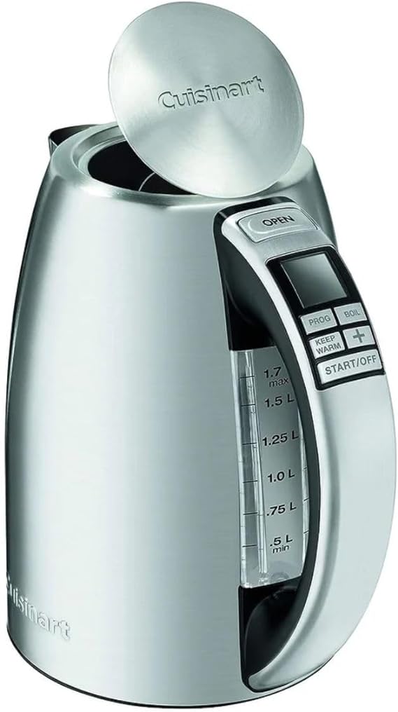 Cuisinart CPK-20FR 1.7L Digital PerfecTemp Cordless Electric Kettle - SILVER - Like New