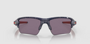 OAKLEY OO9188 Standard Issue Flak 2.0 XL USA Veterans - PRIZM GREY/NAVY SPLATTER - Like New