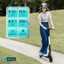 Gotrax GXL V2 Series Electric Scooter 16miles, 15.5mph - Gray - Scratch & Dent