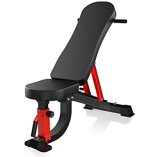 YouTen 1000 LB Weight Bench Heavy Capacity | 9-4-4 Almost 90° - Scratch & Dent