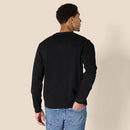AMAZON ESSENTIALS MENS HEAVYWEIGHT RELAXED FIT LONG SLEEVE T-SHIRT - BLACK - XL - Brand New