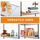 EFINE 5-Shelf Shelving Unit with Shelf Liners Set of 5 Adjustable B08RWNK1XH - Brand New