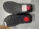 FITFLOP WOMEN'S GEO-WEBBING CROSS SLIDES - SIZE: WOMEN 7- BLACK MIX - Like New
