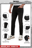 DKNY MEN'S SKINNY JEANS MID RISE,STRETCH,WASHED,DK00JN300A ST/WASH, 36x30 - Brand New