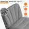 COOLHUT 26" W CRISS CROSS CHAIR WITH WHEELS - GRAY - Like New