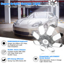 POLARPRA GARAGE LIGHT - 40000LM SUPER BRIGHT LED, 200W, 2-PACK, 6500K - BLACK - Like New