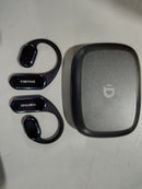 YISTAO TRUE BONE CONDUCTION HEADPHONES, OPEN EAR EARBUDS WITH EAR HOOKS - BLACK - Like New