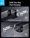 ANKER 737 POWER BANK 24,000MAH 3-PORT CHARGER WITH 140W OUTPUT A1289 - BLACK - Like New