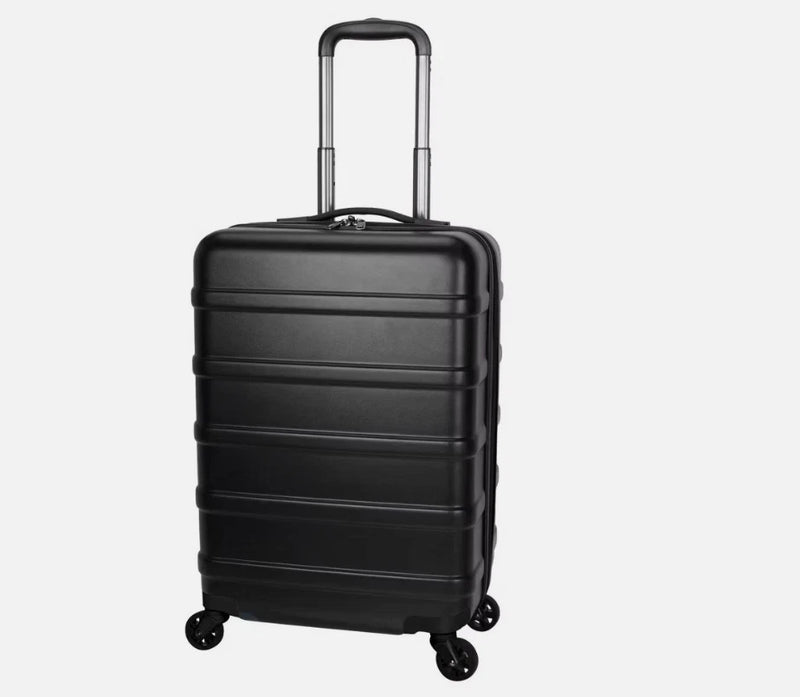 SKYLINE 2PC HARDSIDE SPINNER LUGGAGE SET - BLACK - Like New