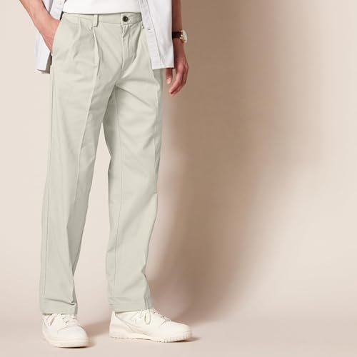 AMAZON ESSENTIALS MEN'S CLASSIC-FIT CHINO PANT AVAILABLE BIG & TALL - STONE - Brand New