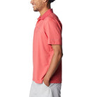 FM1038 Columbia Men's Low Drag Offshore Polo Sunset Red L - Brand New