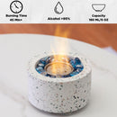 TURBRO CEMENT TABLETOP FIRE PIT - TERRAZZO - Like New
