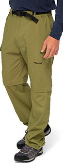 91778-37 ARCTIX MEN'S CLIFF CONVERTIBLE TRAIL PANT TALL - SIZE M 34 - OLIVE - Brand New