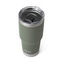YETI RAMBLER 30 OZ STAINLESS STEEL INSULATED WITH LID GS9501 - CAMP GREEN - Like New