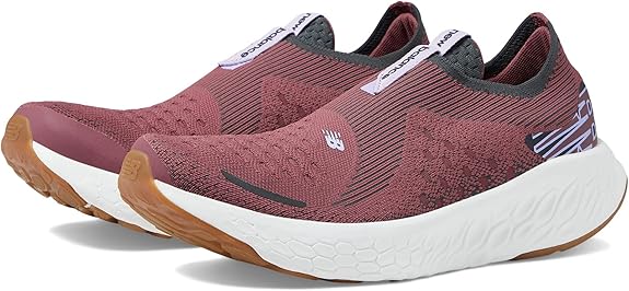 W1080SCB BALANCE WOMENS FRESH FOAM X 1080 UNLACED V1, BURGUNDY/BLACKTOP, SIZE 9 - Like New