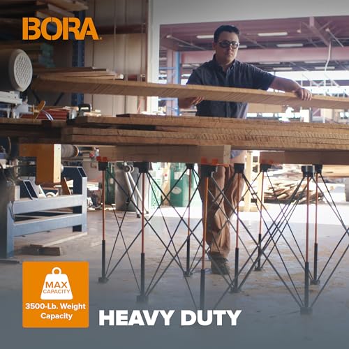 Bora Centipede 30in Folding Work Table Set No Assembly 9-Strut Collapsible Table - Like New