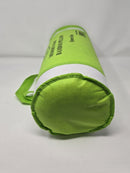 INFINITE HOME MEMORY FOAM BAMBOO PILLOW QUEEN SIZE - WHITE/GREEN - Like New
