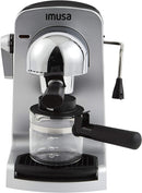 IMUSA USA GAU-18215 4-Cup Bistro Electric Espresso/Cappuccino Maker - Silver - Like New